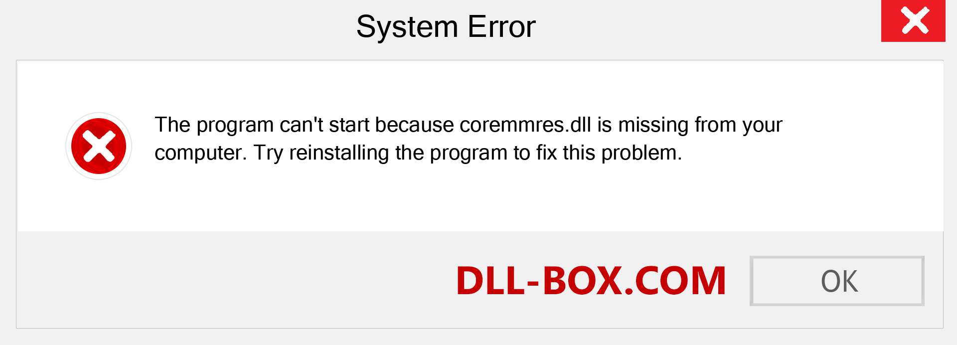  coremmres.dll file is missing?. Download for Windows 7, 8, 10 - Fix  coremmres dll Missing Error on Windows, photos, images